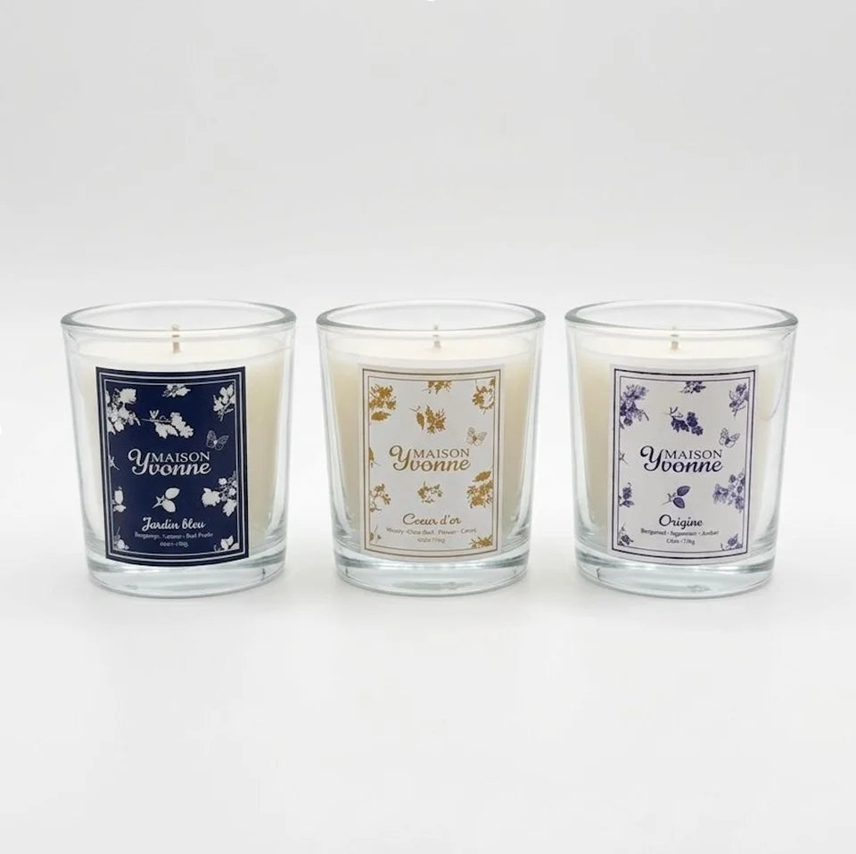 Giftset - 3 kaarsjes