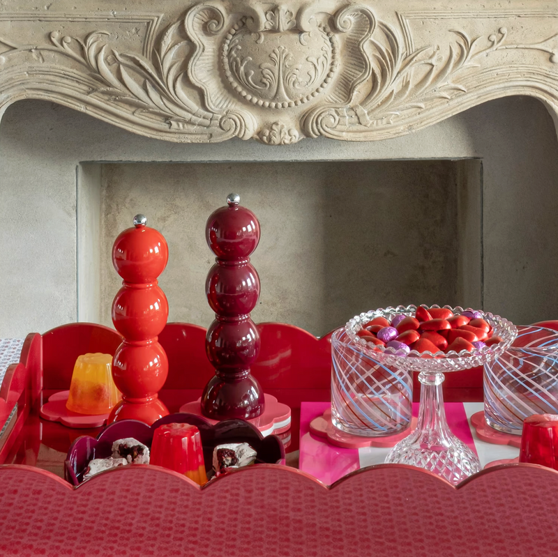 Zout- of Pepermolen Bobbin – Rood