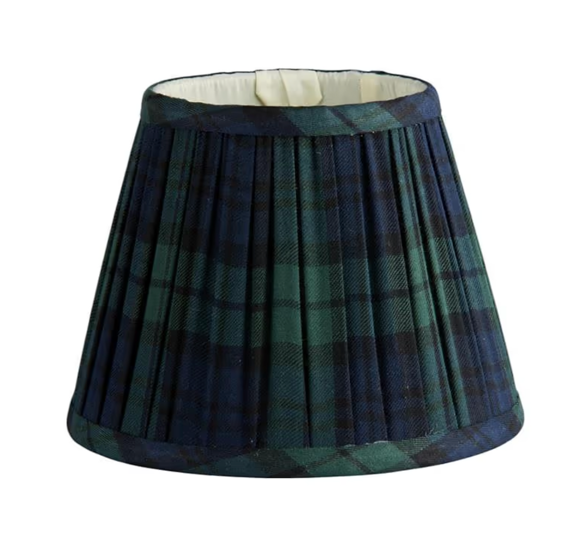 Empire Lampshade – Navy Tartan (16 cm)
