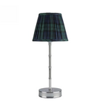 Empire Lampshade – Navy Tartan (16 cm)