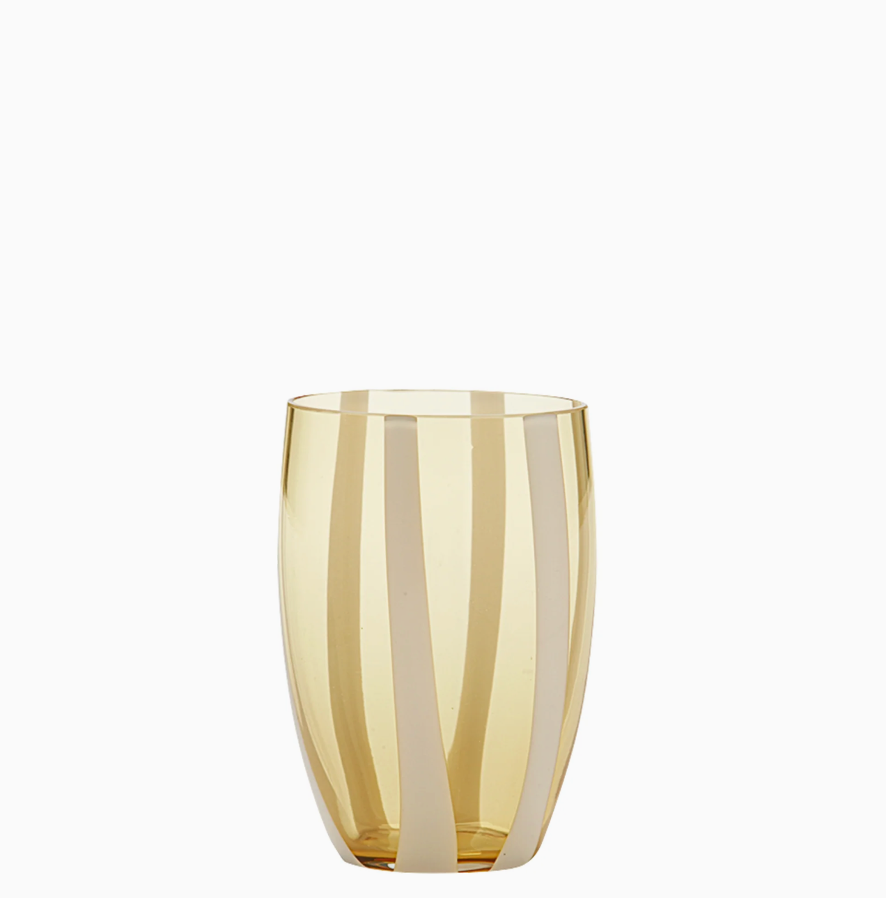 Melting Pod - Amber geel - Set van 6 Glazen