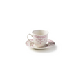 Teacup with saucer Rose - Pink 
