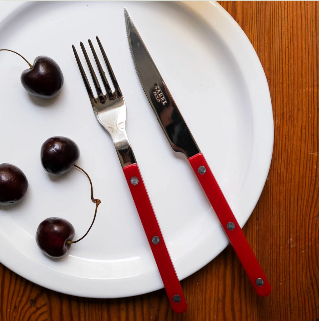 Sabre Bistrot - 4-piece cutlery set — Bordeaux