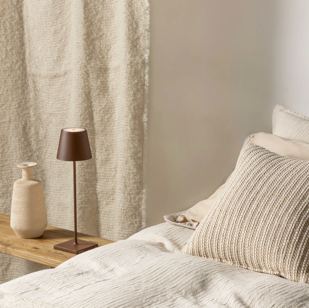 Poldina Corten Table Lamp – Wireless & Dimmable