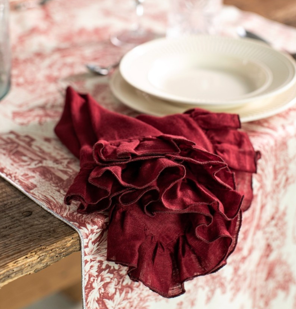 Gitane Linnen Servet – Rood