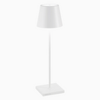 Poldina White Table Lamp – Wireless & Dimmable