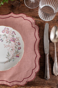 Vlekwerende Linnen Placemat Firenze – 50x35 cm – Tropea Roze