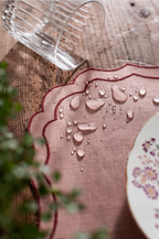 Vlekwerende Linnen Placemat Firenze – 50x35 cm – Tropea Roze