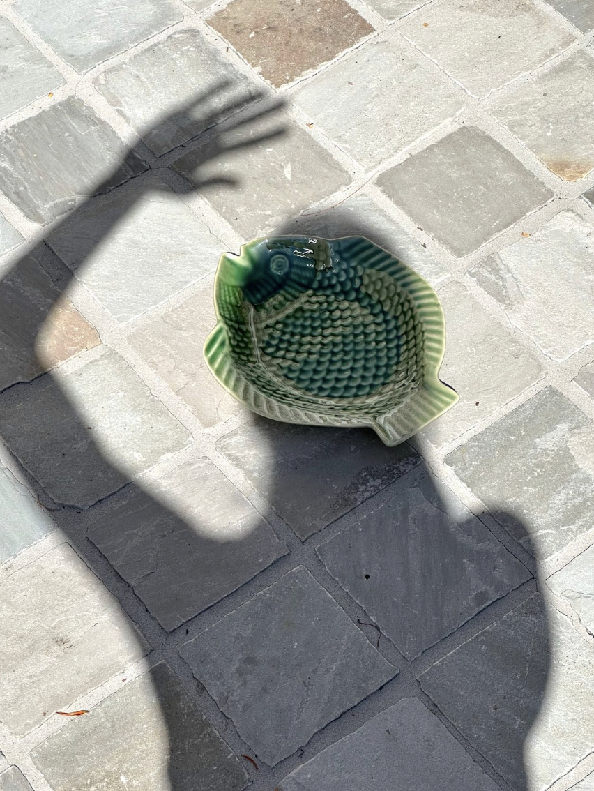 Fish plate - Green - 28cm