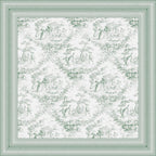 Tafellaken Toile De Jouy - Olijfgroen