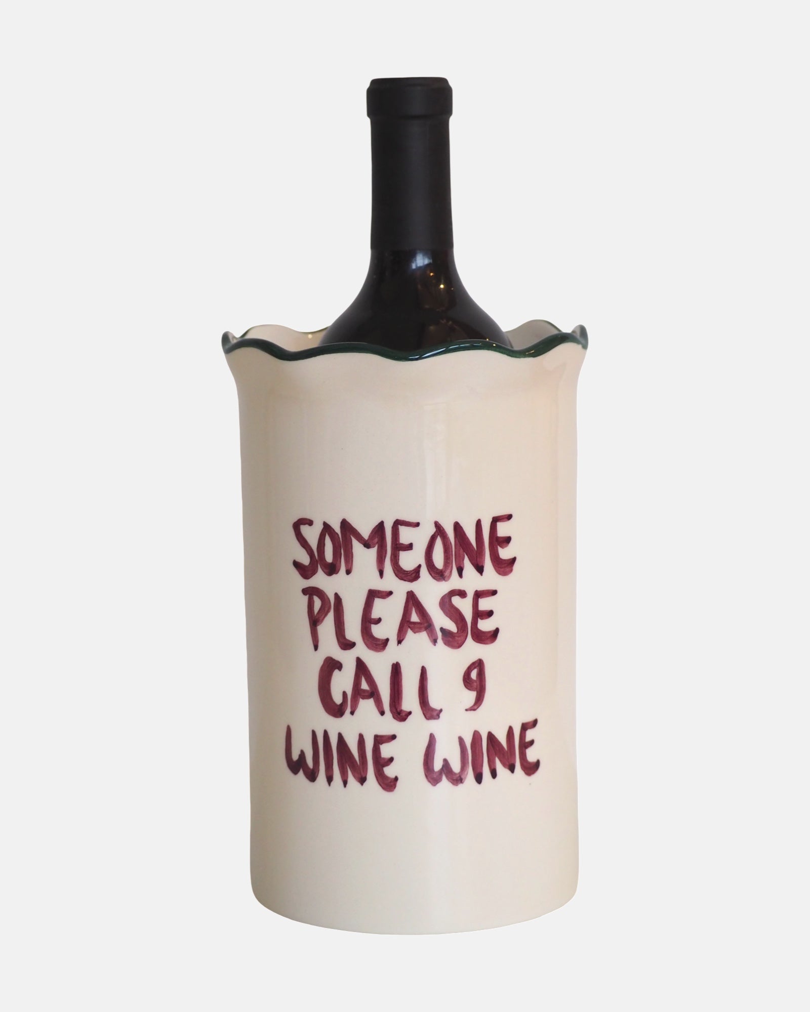 Wijnkoeler “Someone Please Call 9 Wine Wine”
