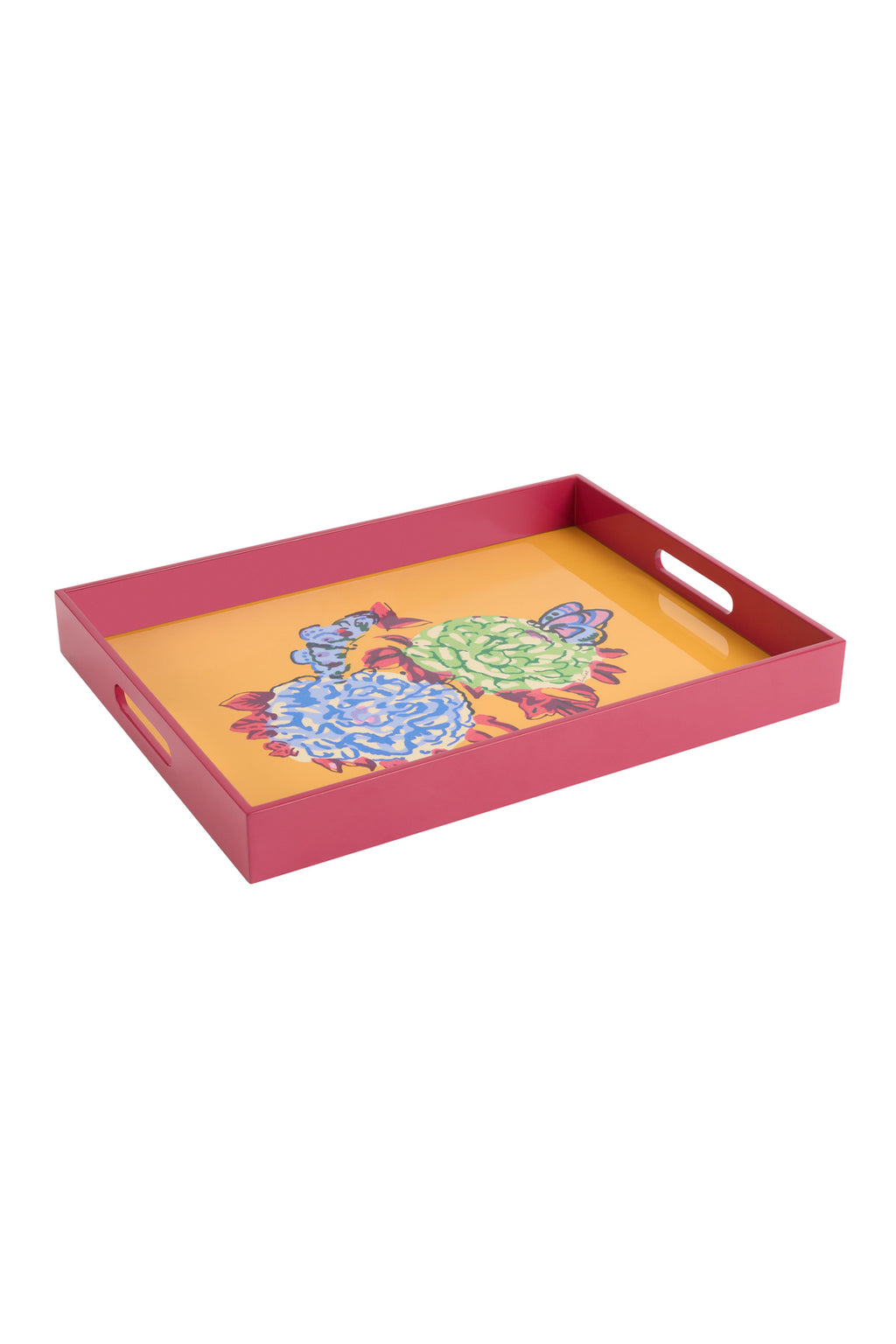 Queen Flowers - Dienblad - Goud - 45×34 cm