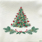 Papieren kerst- en winterservetten 25x25