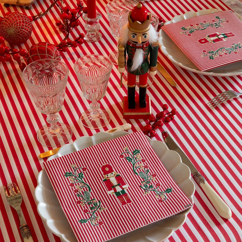 Paper Christmas and winter napkins 40x40