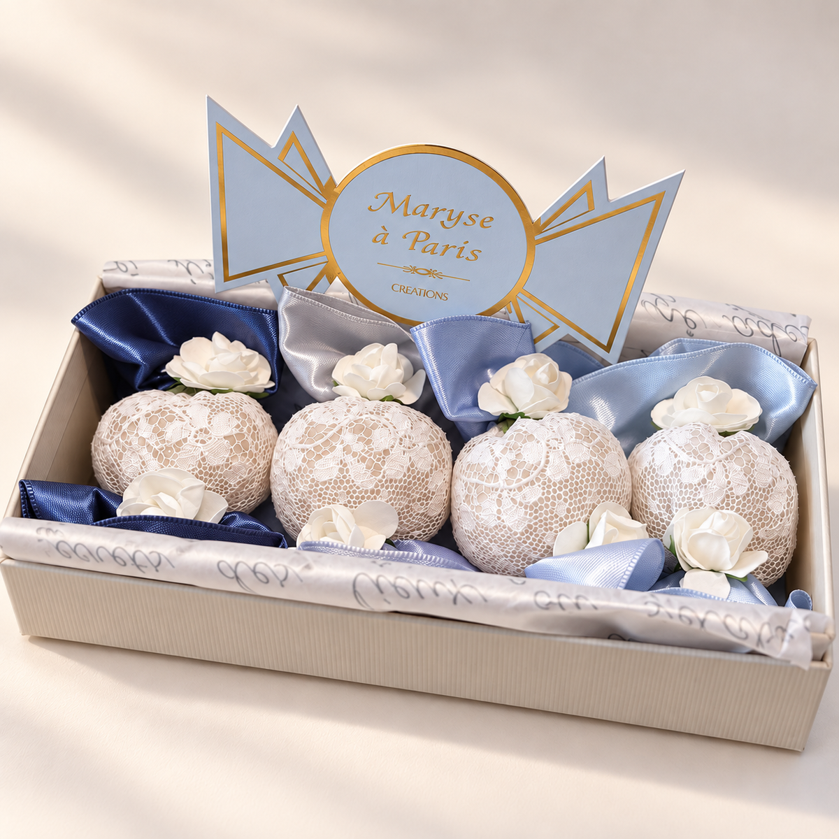 Geurzakjes Les Bonbons doos met 4, Lavande
