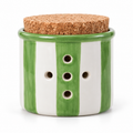 Knoflookpot met kurken deksel