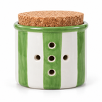 Knoflookpot met kurken deksel