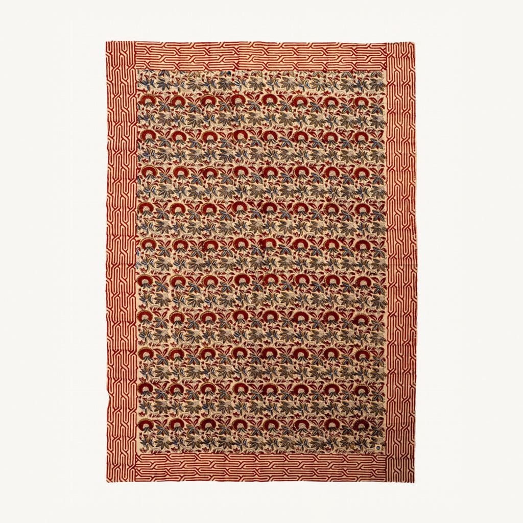 Hand-printed tablecloth "Willow" - 2 sizes