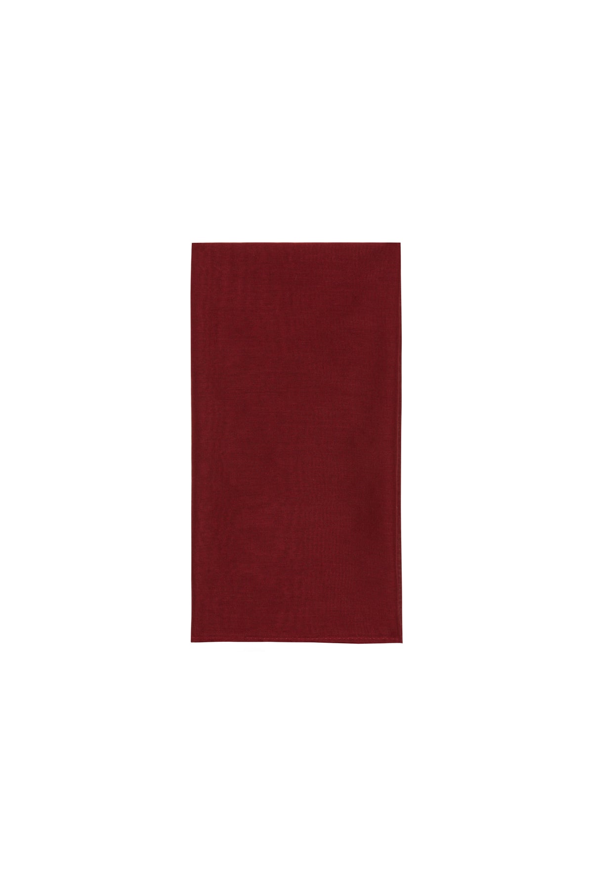 Organza servet bordeaux, gevouwen