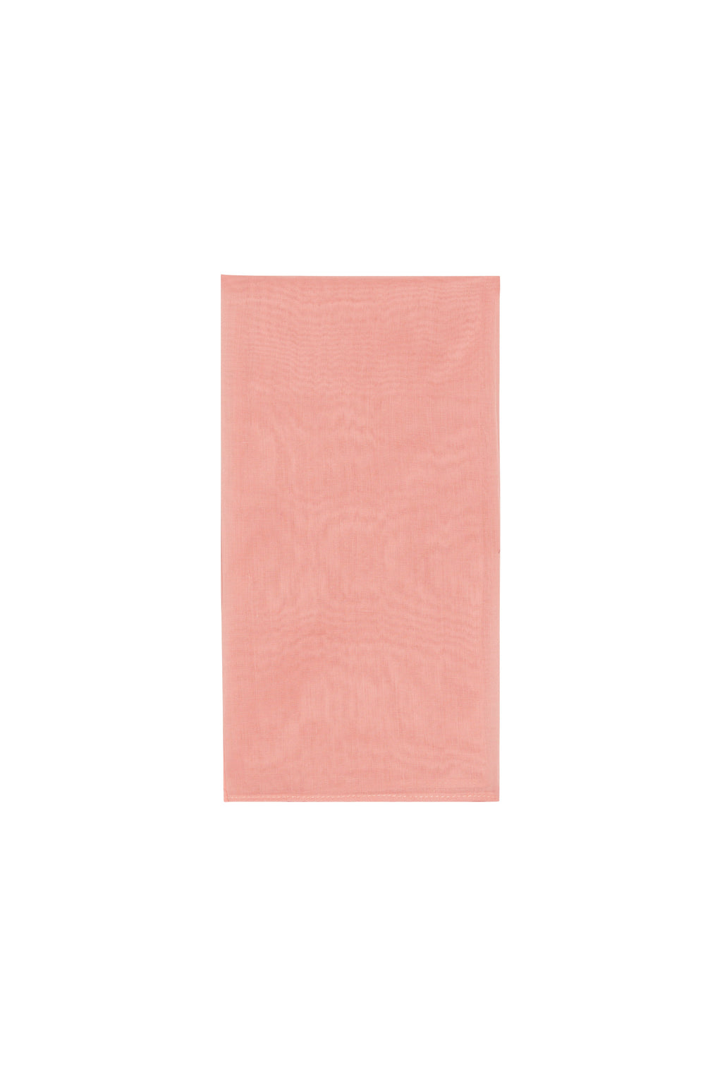 Organza servet perzik, gevouwen