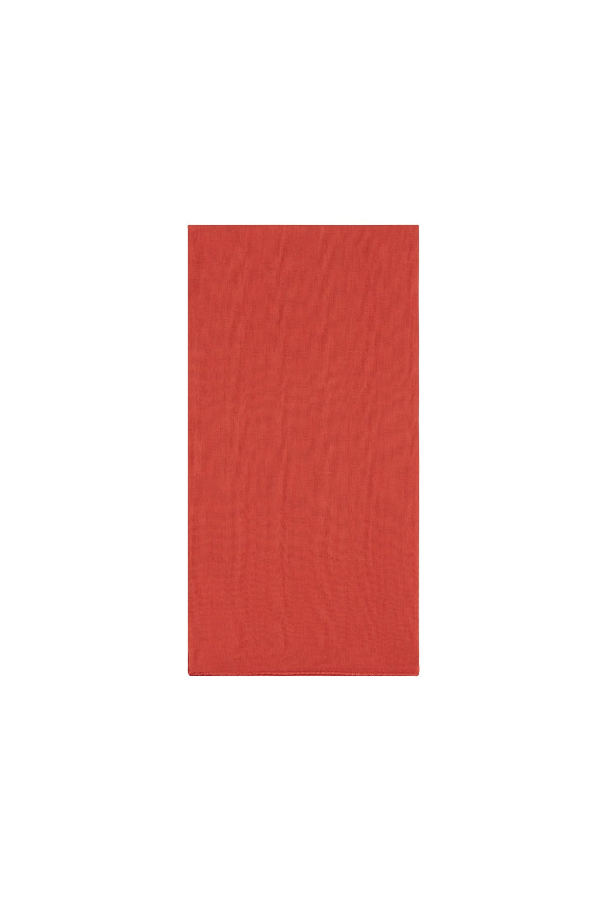 Organza servet roest, gevouwen