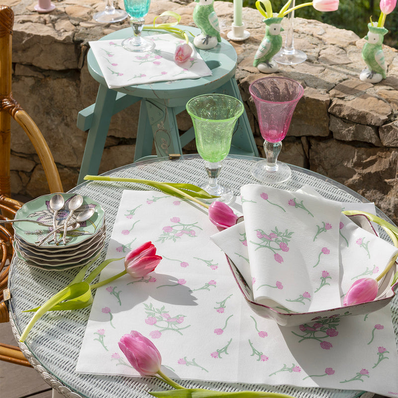 Napkins - Red Vichy - 40x40