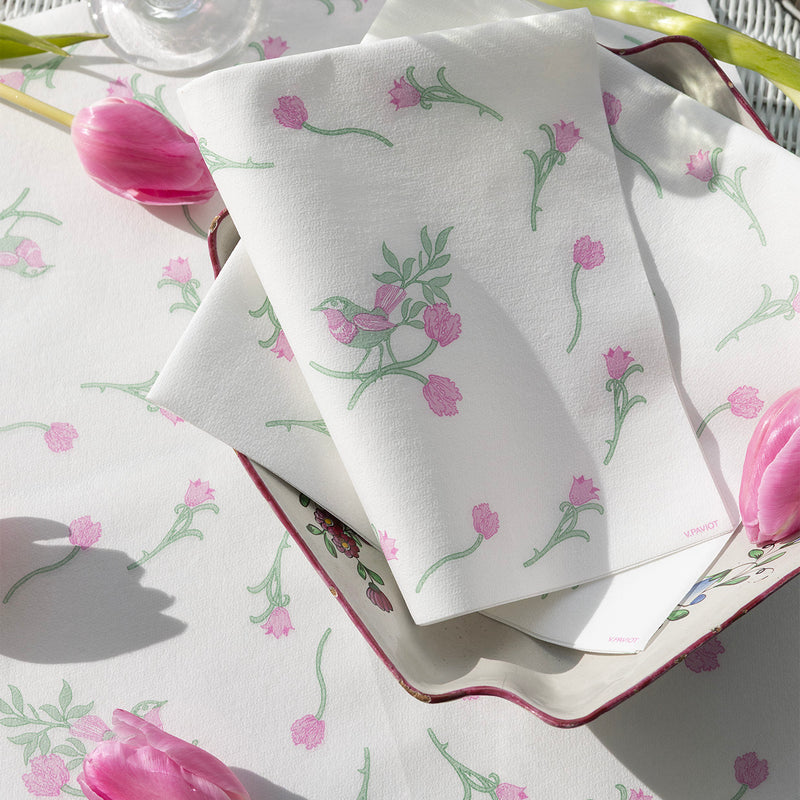 Napkins - Red Vichy - 40x40