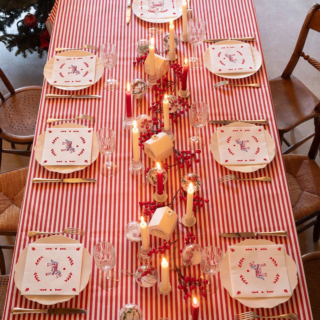 Paper Christmas and winter napkins 40x40