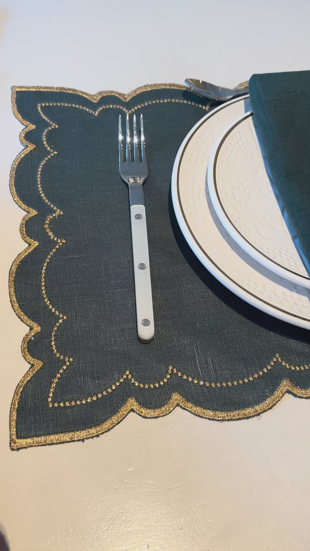 Stain-resistant Linen Placemat Firenze – 50x35 cm
