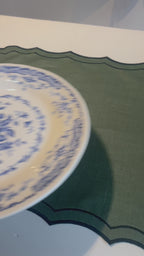 Servies voor 6 Rose en Petalo blauw