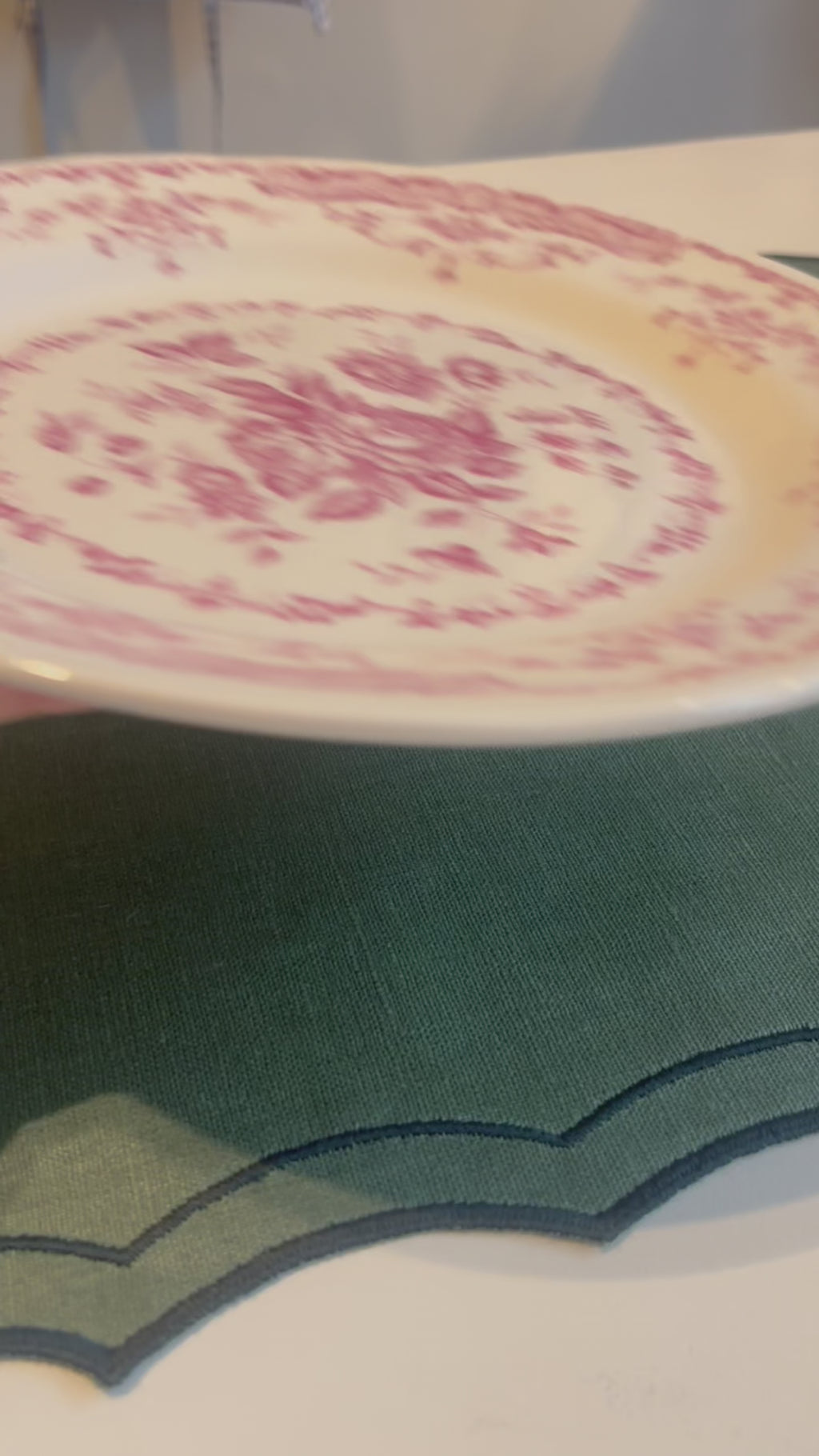 Servies voor 6 Rose en Petalo roze