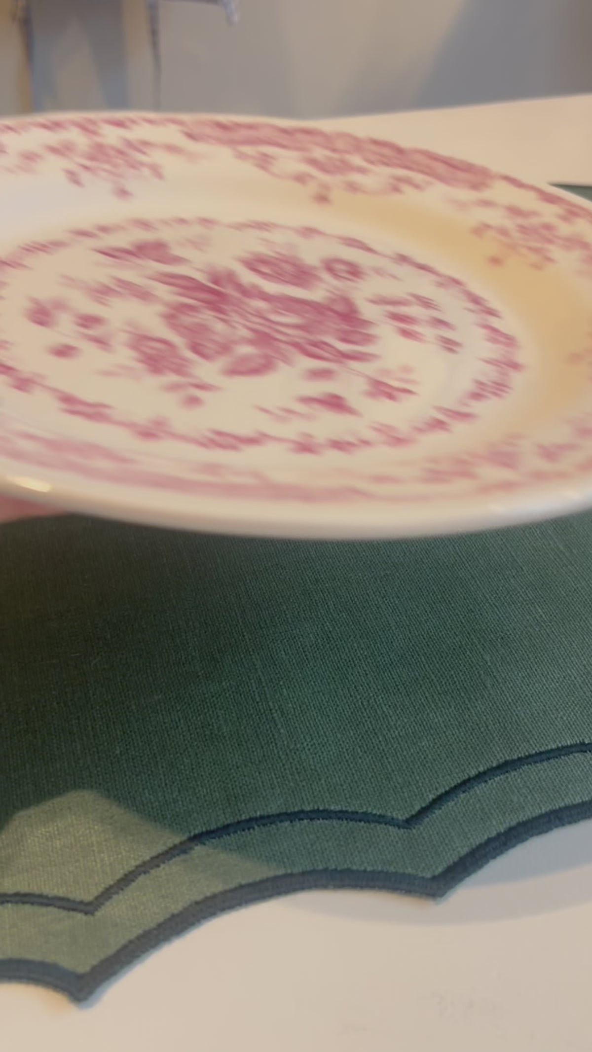 Servies voor 6 Rose en Petalo roze