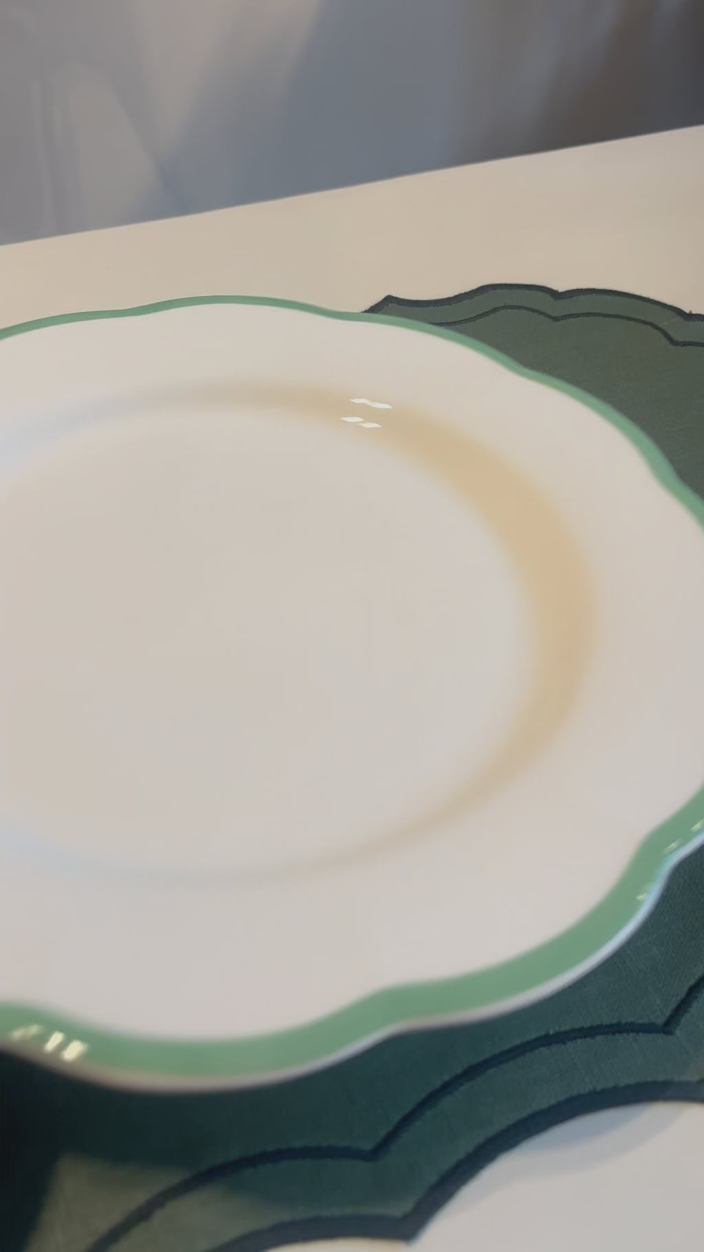 Servies voor 6 Petalo groen
