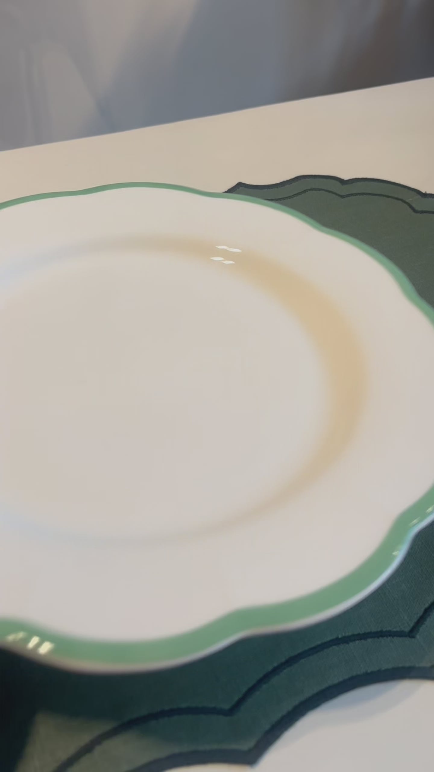 Servies voor 6 Petalo groen