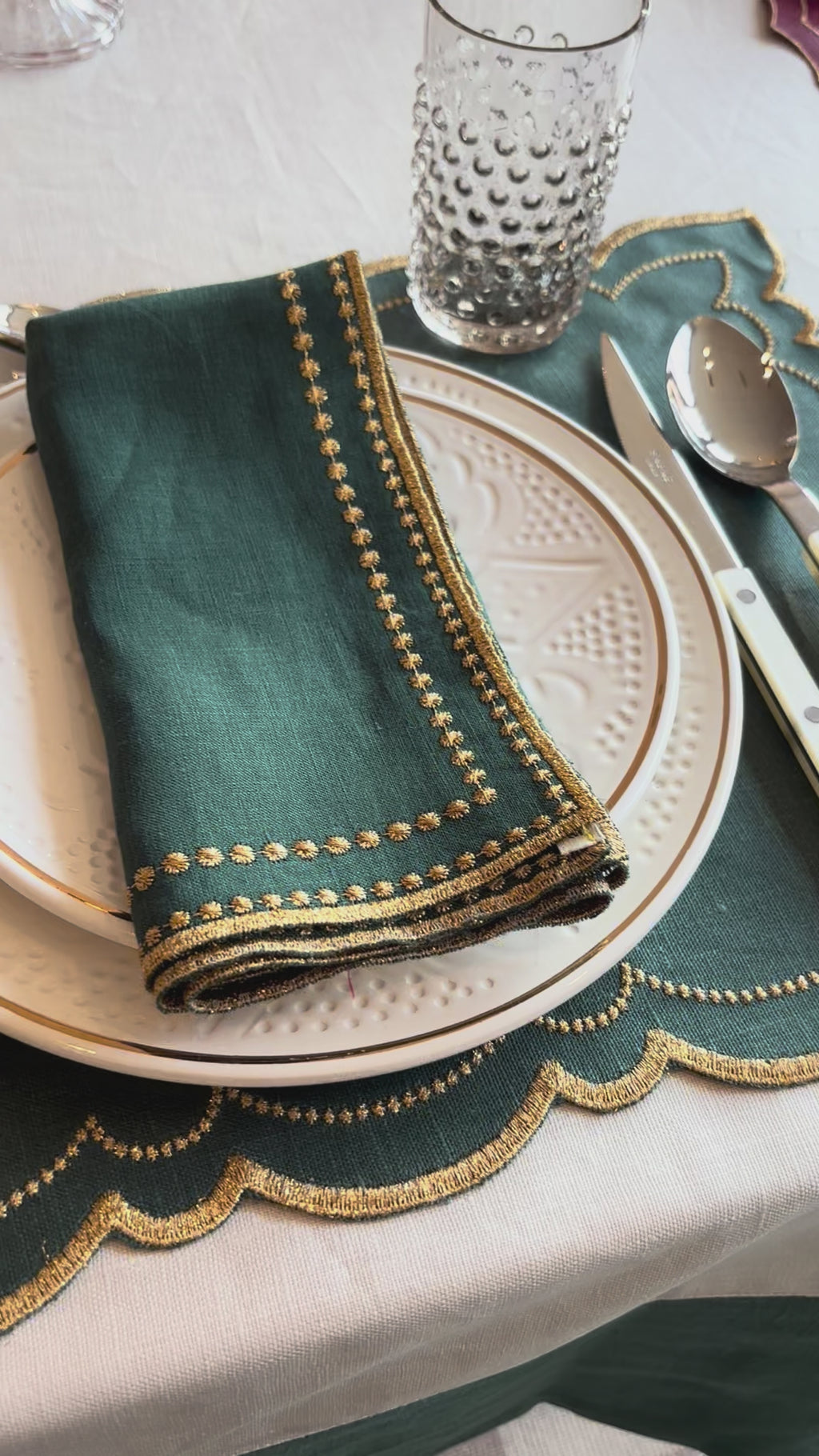 Stain-resistant Linen Placemat Firenze – 50x35 cm