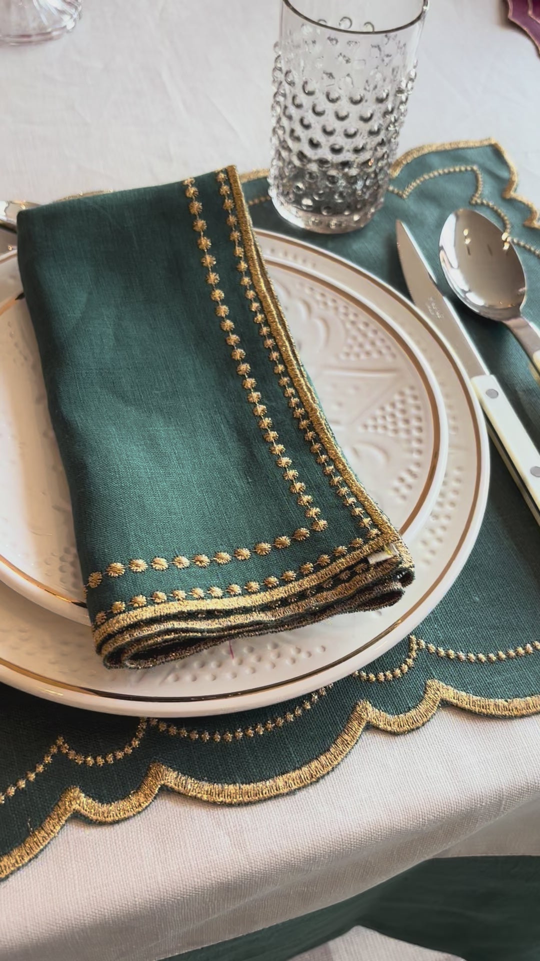 Stain-resistant Linen Placemat Firenze – 50x35 cm