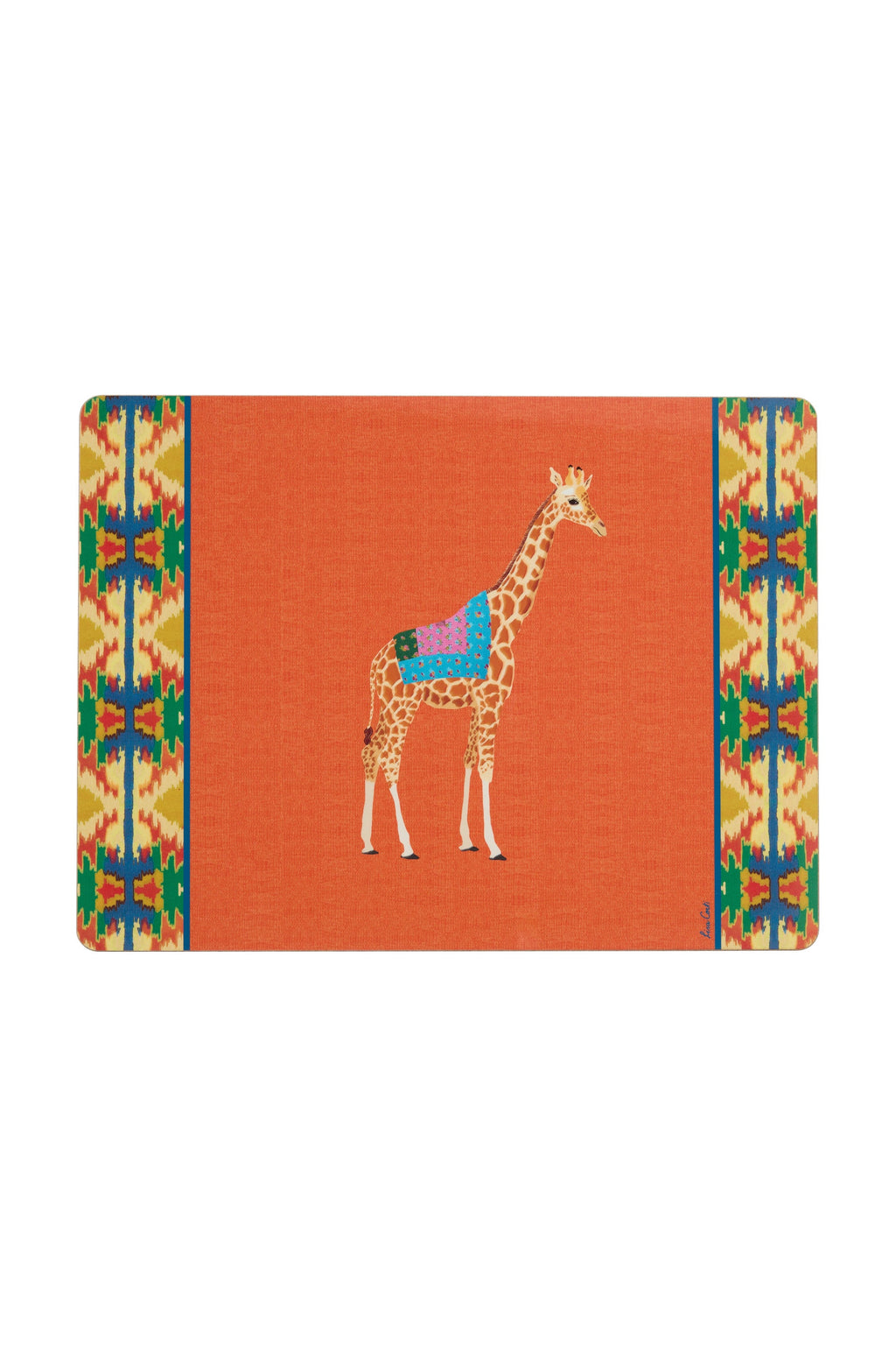 Placemat Safarikat oranje 30 x 40 cm