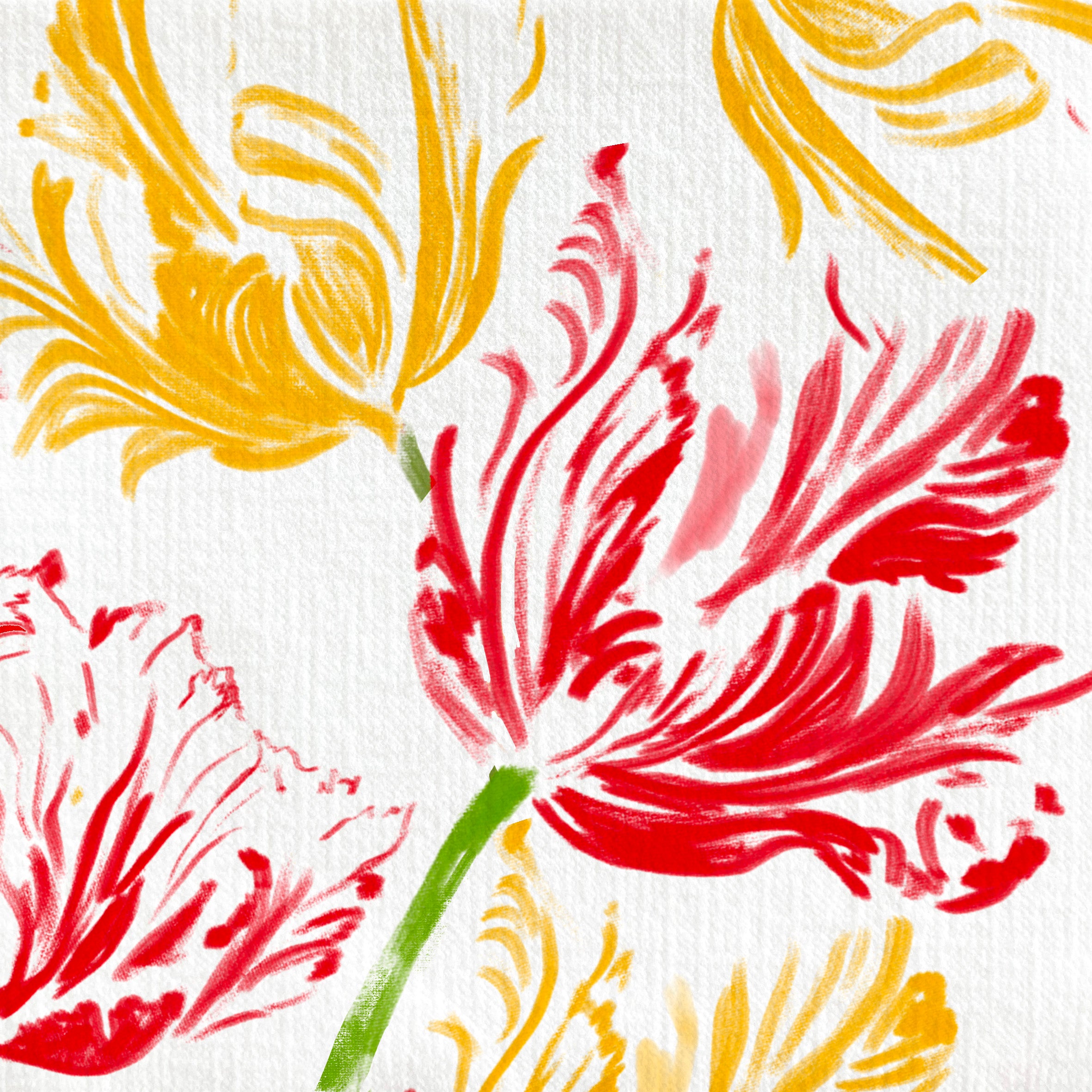 Servetten - Tulipe - 25x25