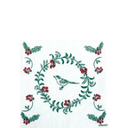 Papieren kerst- en winterservetten 25x25