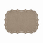 Placemat Firenze beige en ivoor 50 x 35 cm